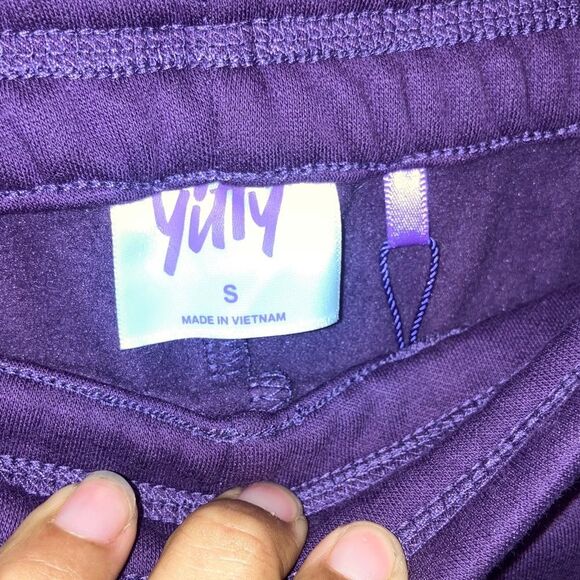 Yitty Men's cozy fleece everyday Jogger Pants yum plum Cozycore Gorpcore Small - Picture 6 of 9